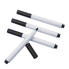 Black whiteboard pen, erasable brush, refillable office fine nib, water-based marker, wipe blackboard pen