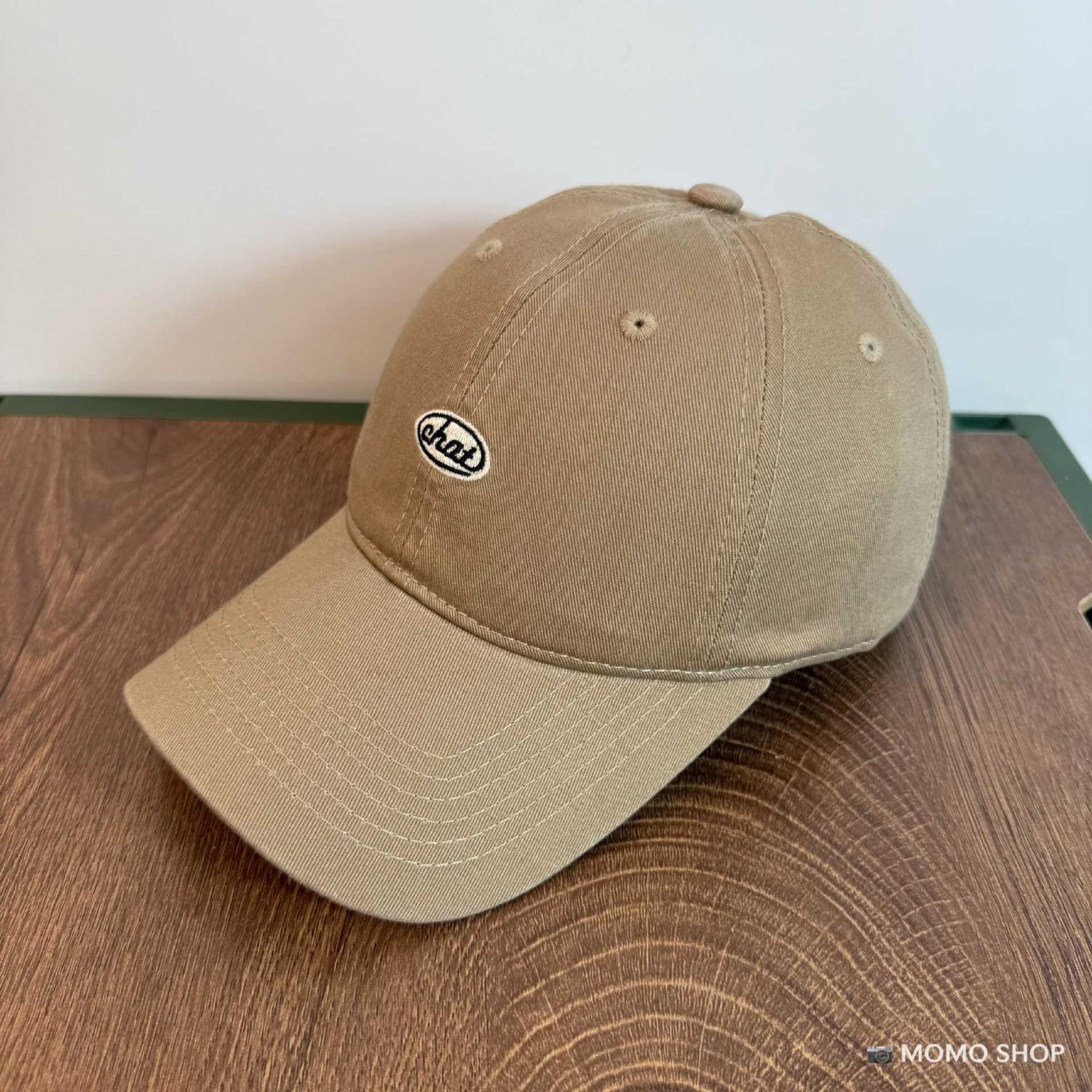 Moda chat bordado sombrero de béisbol para hombres cuatro estaciones, sombrero de lengua casual universal, sombrero de viento de la escuela coreana para mujeres muestran cara pequeña