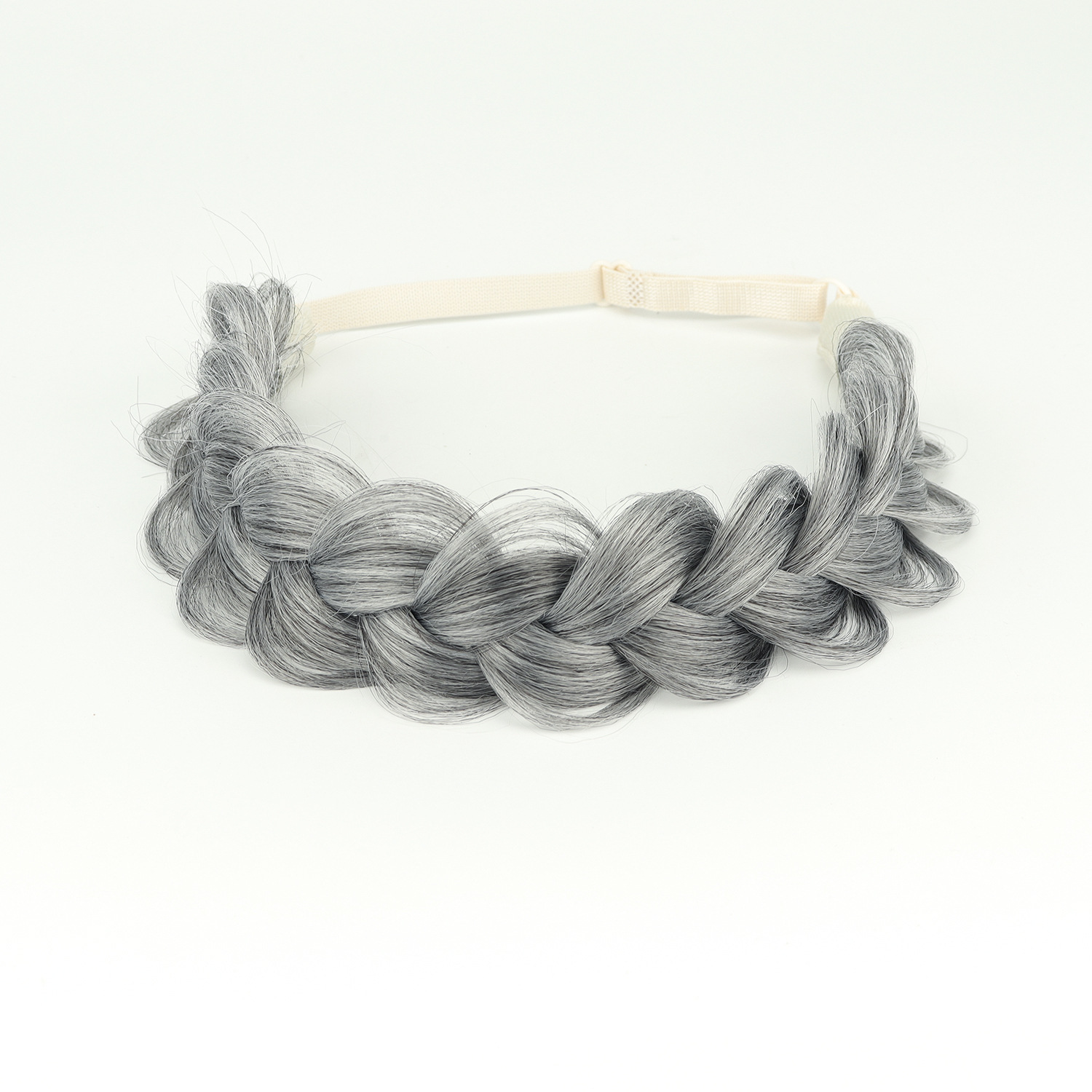 Transfronterizos banda de pelo peluca pelucón pelucón pelucón banda de pelo pelucón Fashion wig bun daily wear