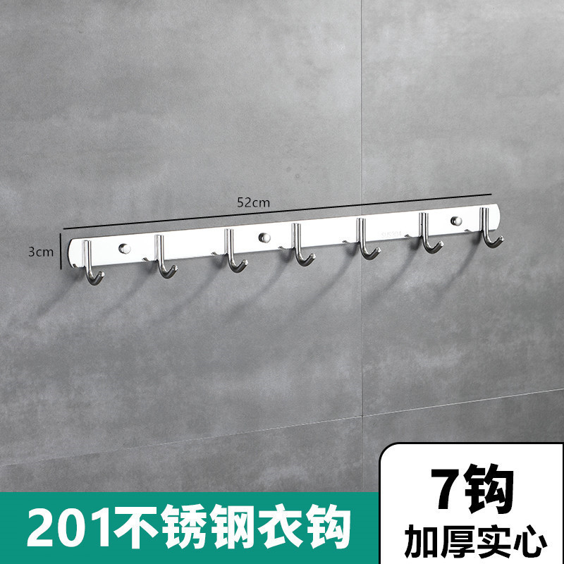 厚手304ステンレス製フックフック収納ドア後フック浴室キッチン壁掛け穴なしフック|undefined
