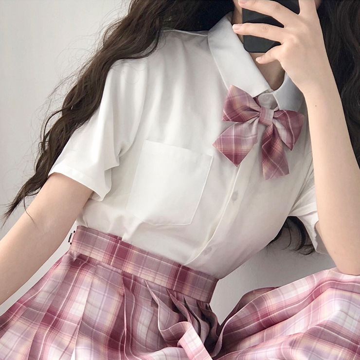Original 20 nueva camisa de manga corta de cuello redondo JK camisa uniforme 6257