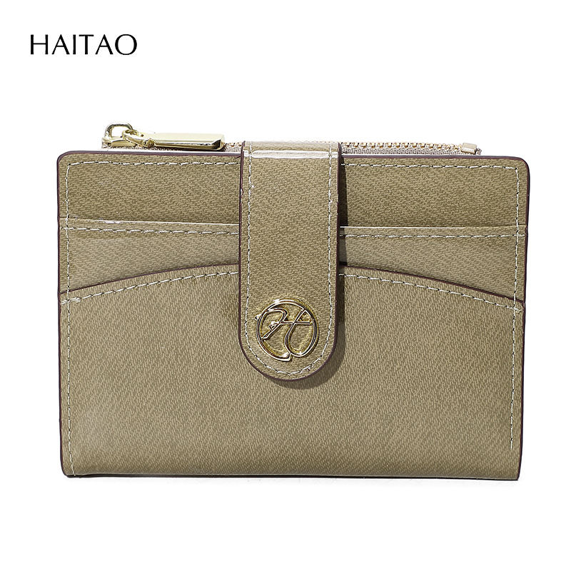 20% de descuento corto bolso de mujer color caramelo brillante multi-tarjeta nuevo bolso de cambio