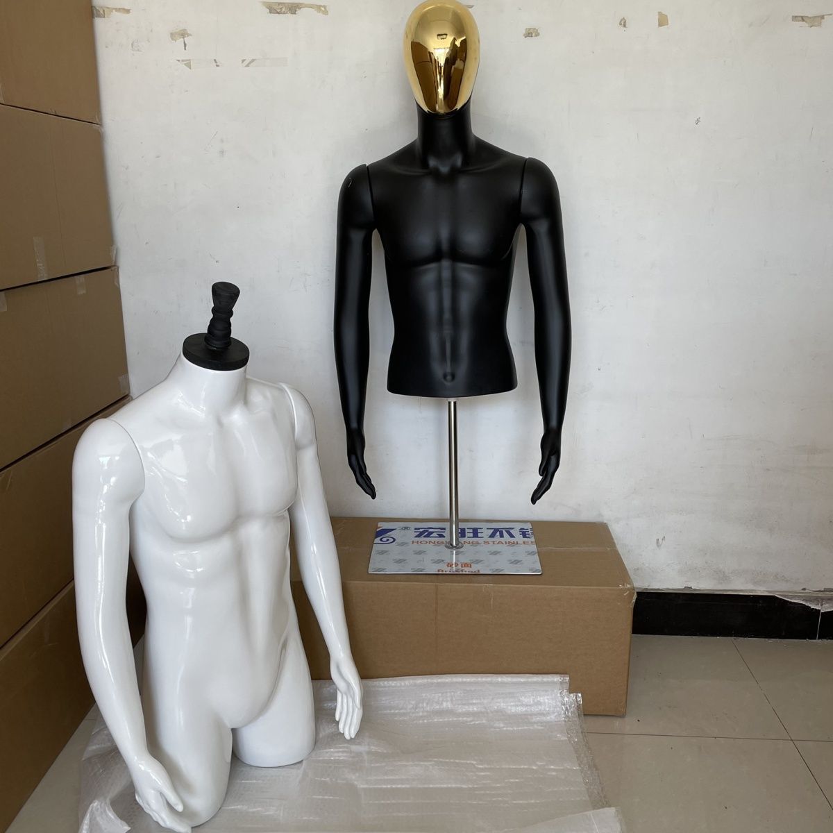 Modelo humano de busto modelo de ropa de cuerpo humano maniquí de busto simulación de ropa de cuerpo humano modelo de televisión masculino props image 3