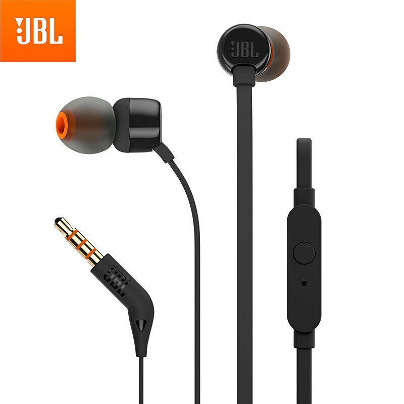 For JBL in-ear headphones stereo with Michael talk sports headset headphones classic black TUNE 110 For JBL in-ear headphones stereo with Michael talk sports headset headphones classic black TUNE 110
