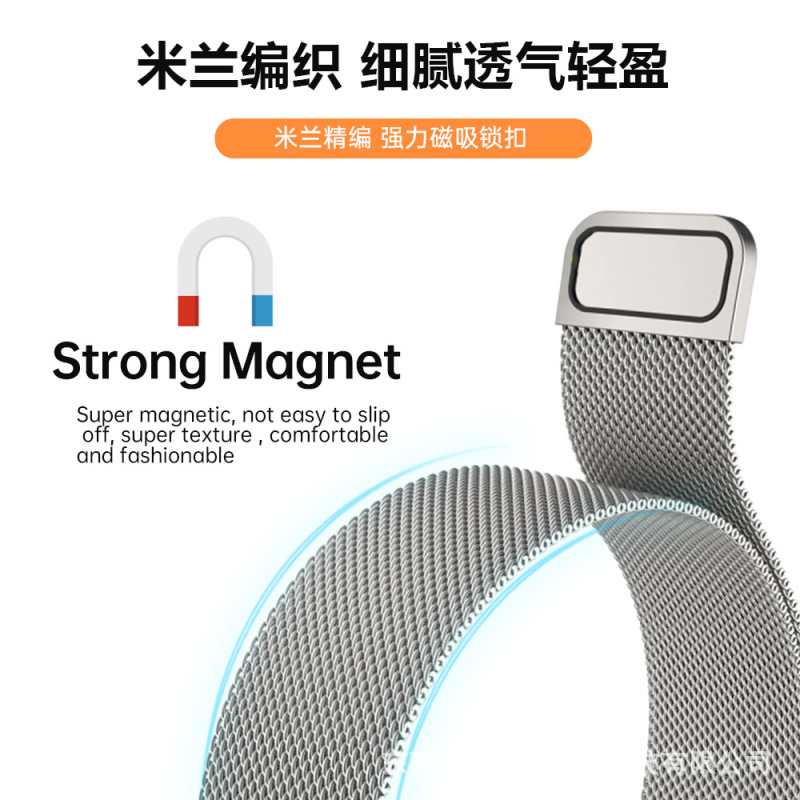 Huawei fit4 ウォッチミラネーゼストラップ HUAWEI watch fit3 磁気ループミラネーゼストラップに適しています|undefined