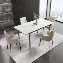 OD59批發客餐廳家用現代簡約餐桌椅可伸縮意式餐桌家具組合PT040
