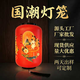 仿古彩色亚克力灯笼 越南风防水 LED 发光