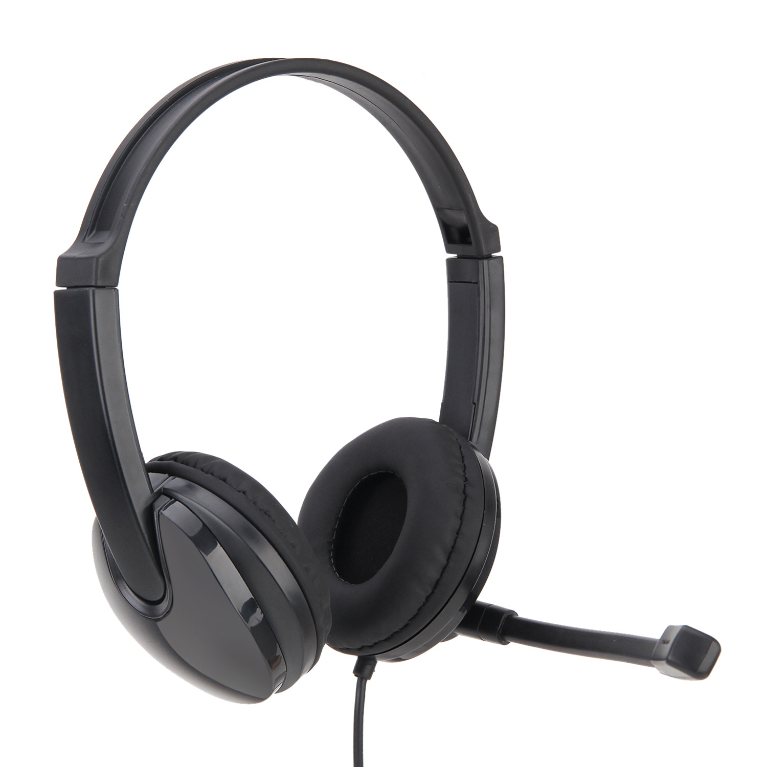 Wearing wired USB with remote control for learning, office, education, teaching, and communication earphones_voghion.com