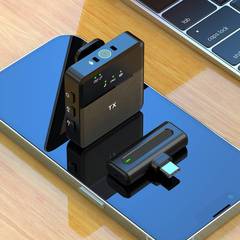 SX8 wireless lavalier microphone mobile phone short video live broadcast mini interview recording noise reduction microphone