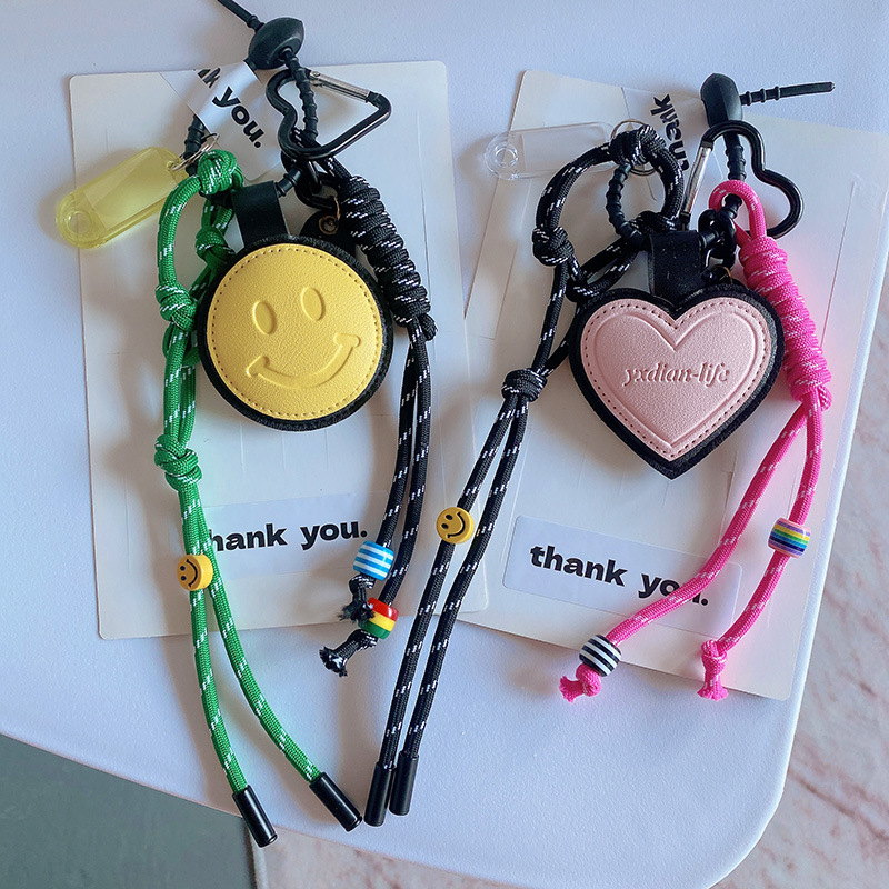 Korean Style Style Korean Style Heart Shape Mixed Materials Unisex Bag Pendant Keychain