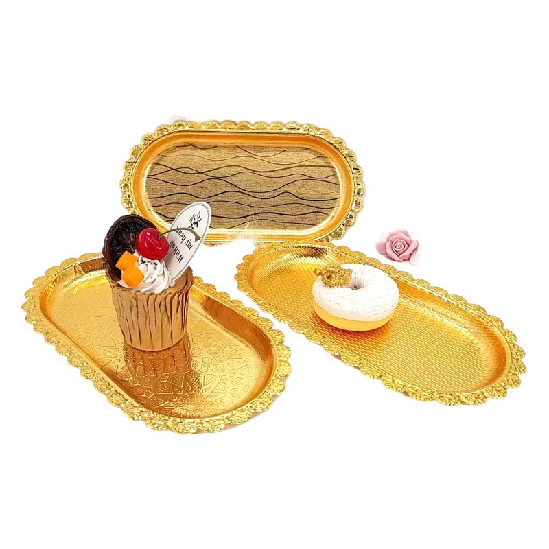 Металлическая тарелка в стиле Ins для фруктов, закусок, десертов, декора западной кухни, для бара, фуршета, тарелка для закусок