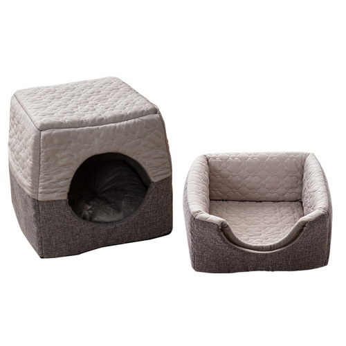 New product, warm in winter, cool in summer, multi-purpose cat house, small dog pet house, semi-enclosed cat house, can be used in all seasons