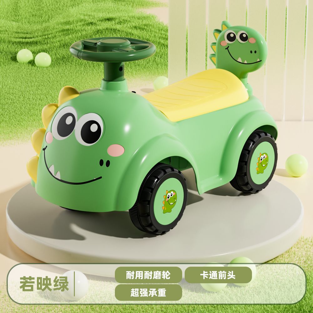 Carrito de Equilibrio Infantil 1-3 Años de Plástico, Antivuelco, Engrosado para Bebés