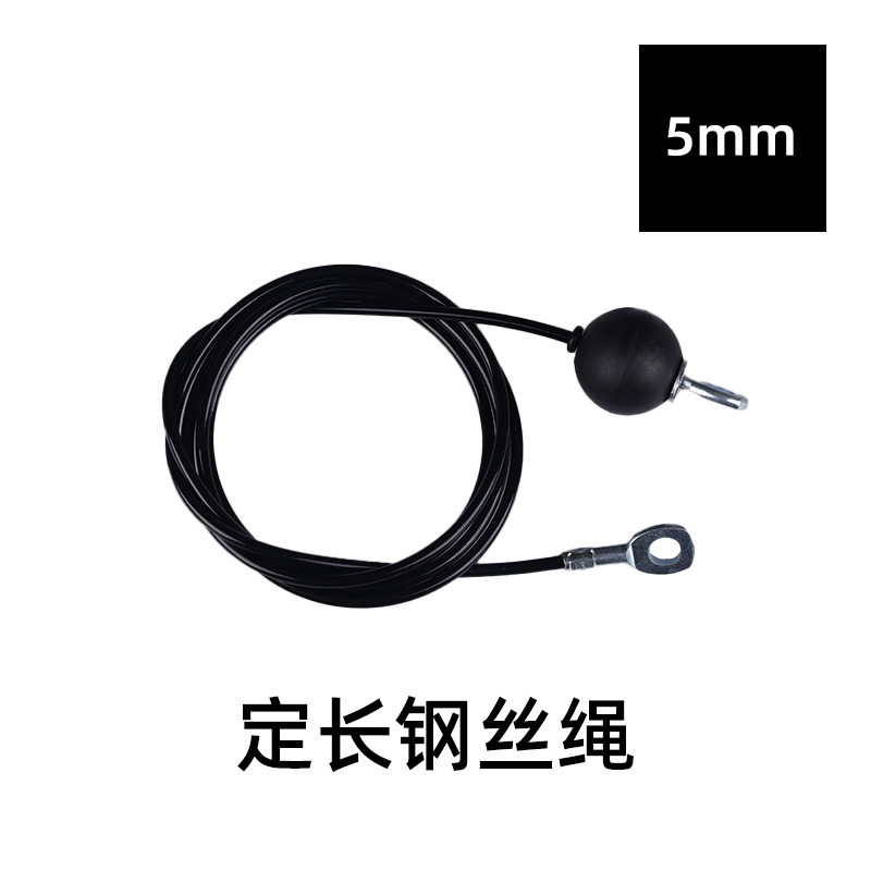 フィットネス機器部品ワイヤローププーリー鋼索自作diy包ゴム高位ダウン飛鳥龍門架家庭用|undefined