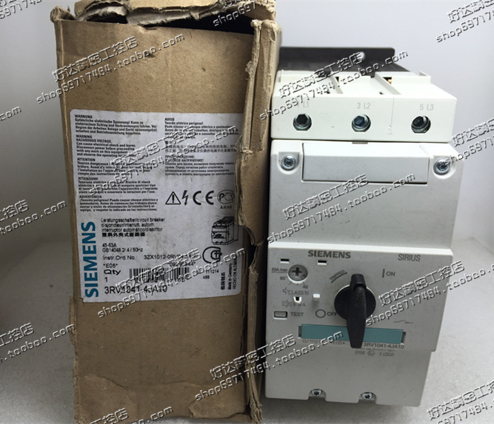 西门子SIEMENS 断路器 3RV1041-4JA10 45-63A 现货全新