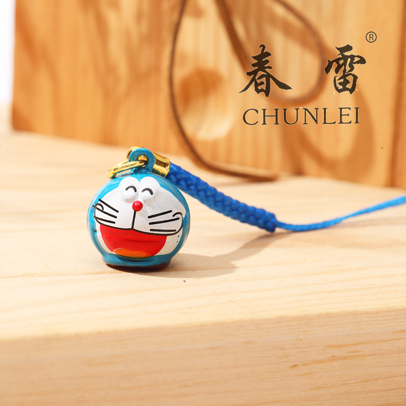 Campana de dibujos animados japonés adornos de campana de dibujos animados adornos de campana