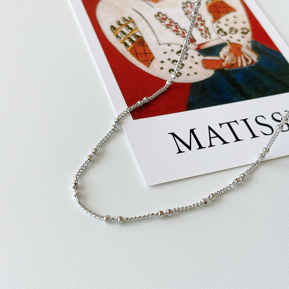 Fashion Solid Color Copper Necklace 1 Piece