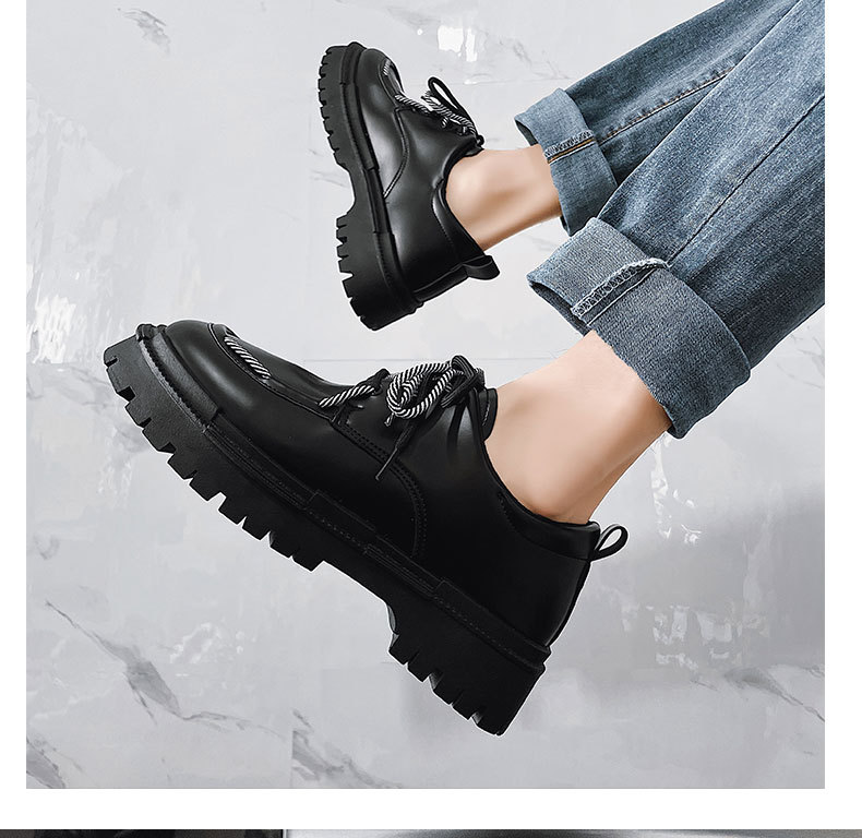 Men Derby Formal Synthetic Leather Pointed Toe Round Toe Wedding Casual Footgear Shoes_voghion.com