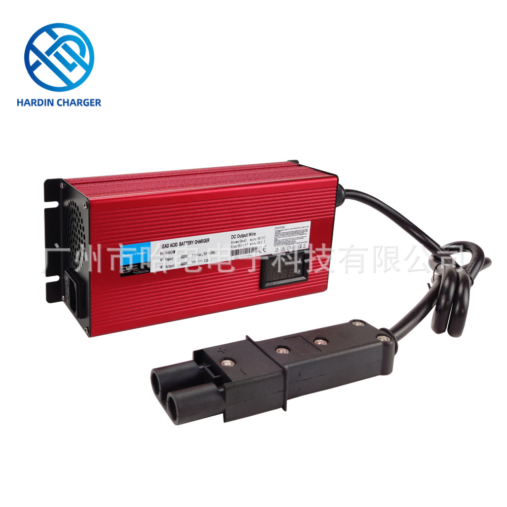 48V10A YAMAHA雅马哈插头高尔夫球车充电器 带LED双显及双指示灯