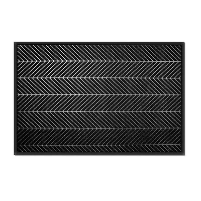 Floor Mat Wear-Resistant Wheel Pattern – Avtomobil döşəmə paspasları - pure-black-thickened-60cm-90cm-including-edge-loss