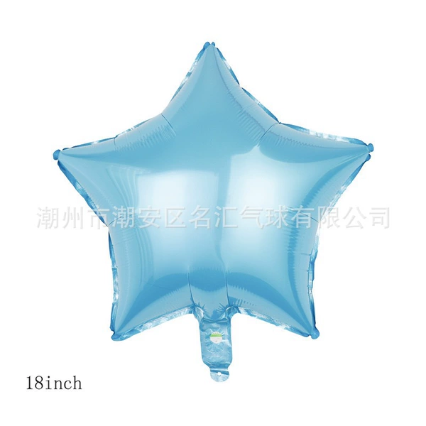 18 -inch pentagram light blue