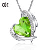 Necklace, universal crystal pendant, European style, simple and elegant design, wholesale