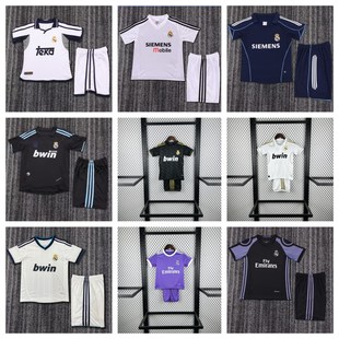 16-17 06-07 01-00 98-00 97-98 Football Uniform Retro Real Madrid Home Away Two Away Kidsren's Clothing