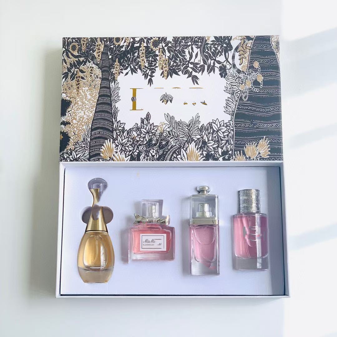 Comercio exterior transfronterizo caja de explosión limitada varios tipos de perfumes caja de marca grande muestra pequeña muestra al por mayor