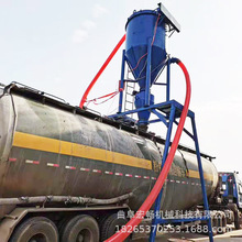 广西地库散灰装卸机水泥清库气力输送机 广东石粉装吨包吸灰机