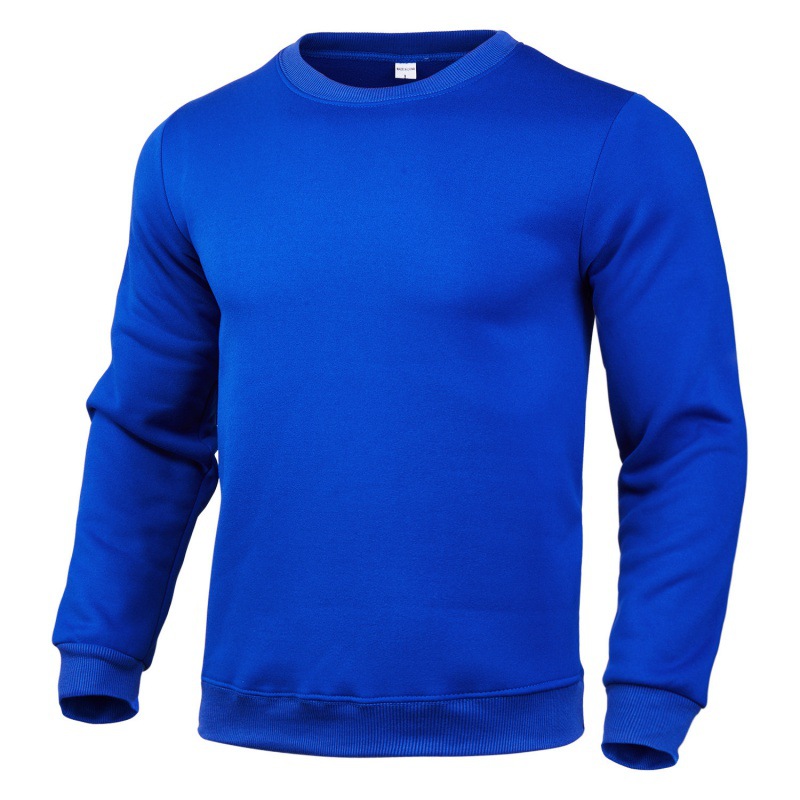 2024 New Couple Men's and Women's Fashion Brand Casual Solid Color Round Neck Long Sleeve Pullover Sweater Advertising_ipsvogv.com