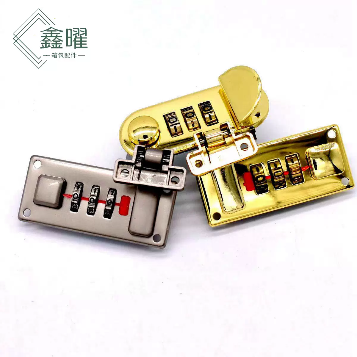 供应外调箱包密码对锁28653365 旅行箱锁扣木箱防盗锁皮箱锁