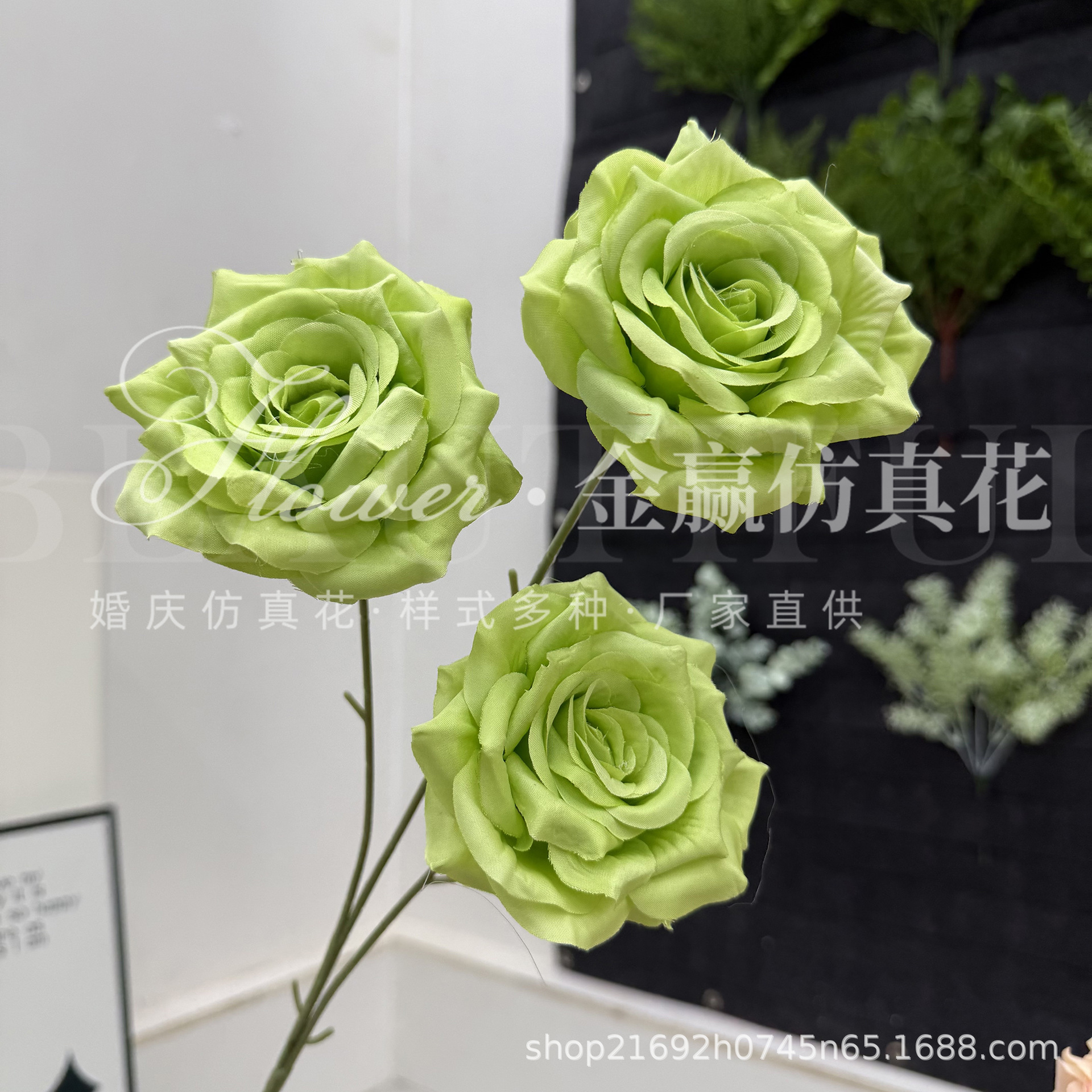 Boda Mori Simulación de flores y plantas verdes Pico de bambú Hierba Simulación de plantas verdes de invierno espárragos Plantas de simulación Escenografía de plantas verdes falsas