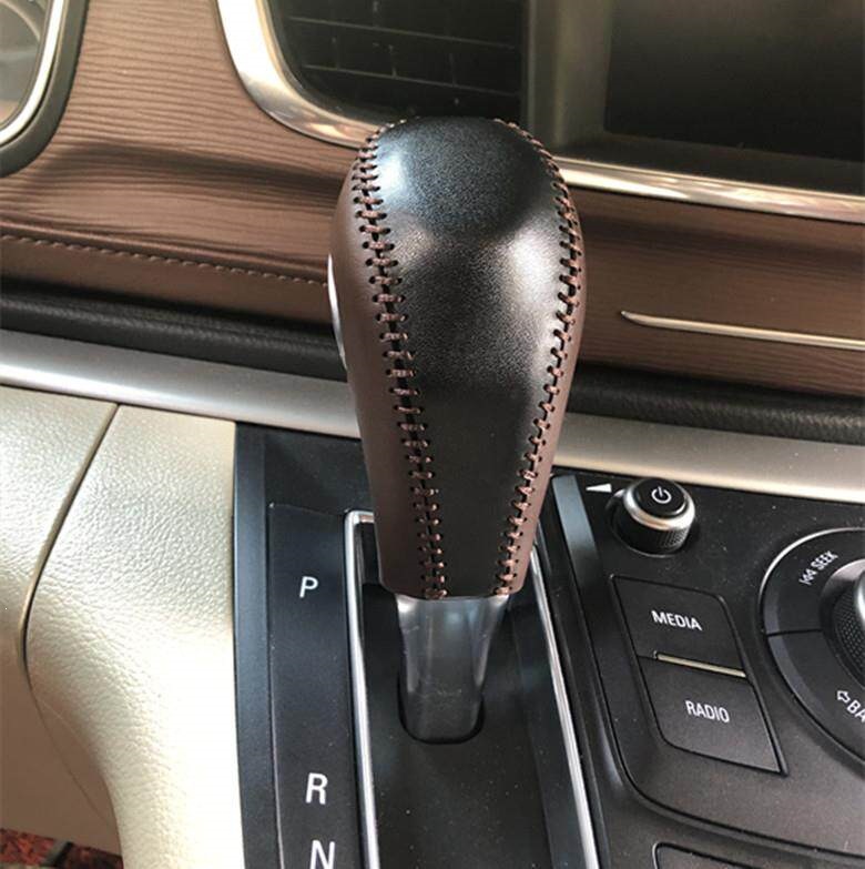 11-17 Buick GL8 25S genuine leather gear shift knob cover, gear shift lever cover, gear shift sleeve, gear position leather cover