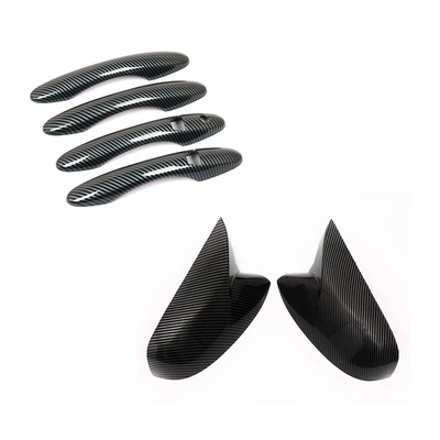 Other Automotive Exterior Supplies: mirror cover H6S appearance change - guochao-style-carbon-fiber-handle-horn-rearview-mirror-carbon-fiber
