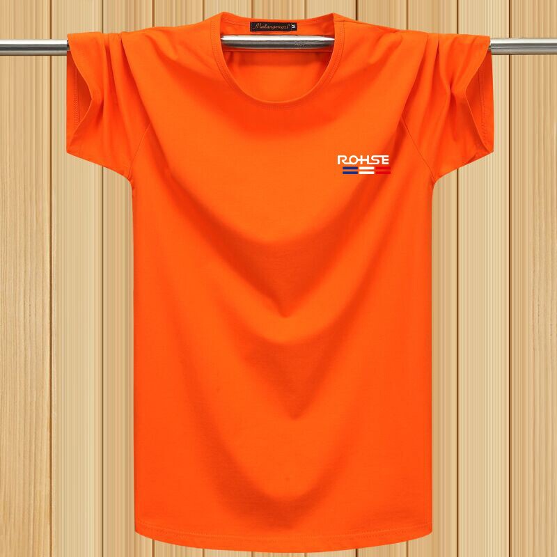 Summer Youth Men's Short-sleeved T-shirt Sports T-shirt Loose Large Size Sweatshirt Round Neck Half Sleeve Top