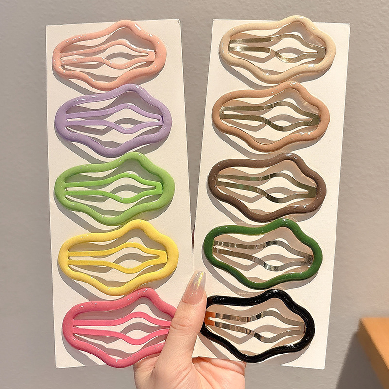 Dopamina linda estrella de color para niños horquilla bb clip tocado frente cabello roto flequillo lateral horquilla al por mayor