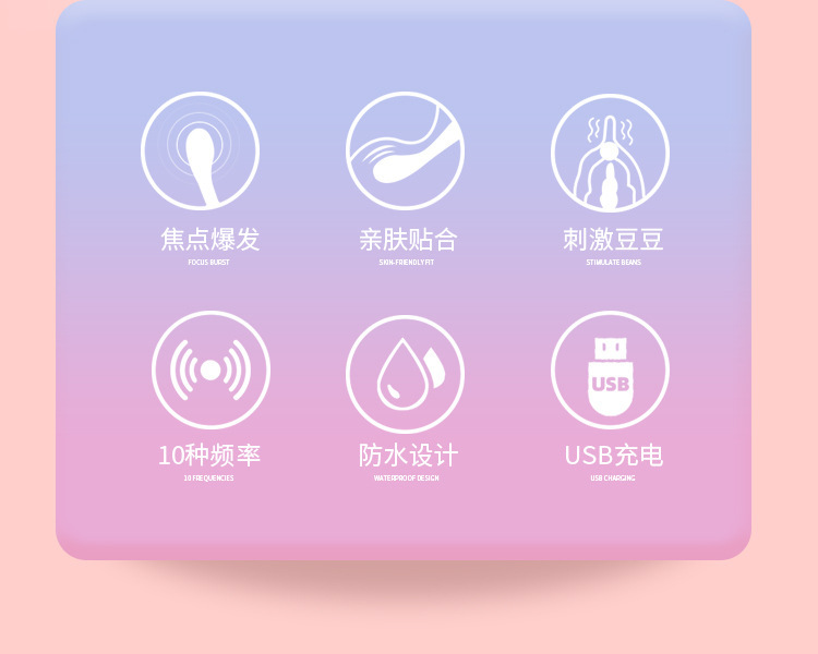 Jiuai Multi-Frequency Electric Vibrator for Women, Compact ABS Adult Massager — detail image 33