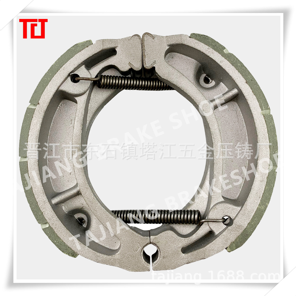 Almohadilla de freno de la motocicleta XR100 freno de tambor cuero JH70 bloque de zapata CDI/XL185/AKT110 Zapata de freno