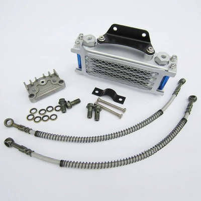 Modified Oil Cooler Kit: Motorcycle frame