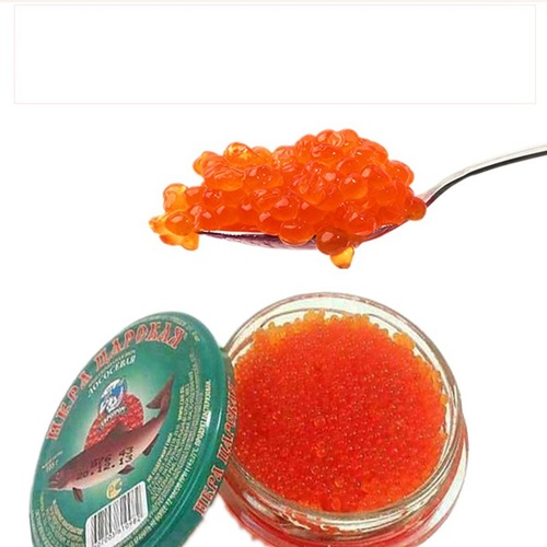Russian imported Czar caviar imitation salmon roe sturgeon canned side dish sauce cooking wholesale