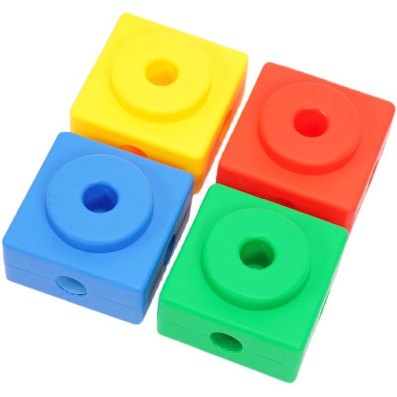 Equipos de entrenamiento sensorial Vientiane combinación de ladrillo de medio ladrillo para niños ayuda de enseñanza física de ladrillo cuadrado completo juguetes de madera de equilibrio doméstico