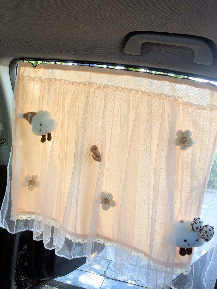 Car Window Sunshade, In-Car Sun Protection Curtain, Car-Mounted Baby Sleeping Privacy Curtain for Front and Rear Seats