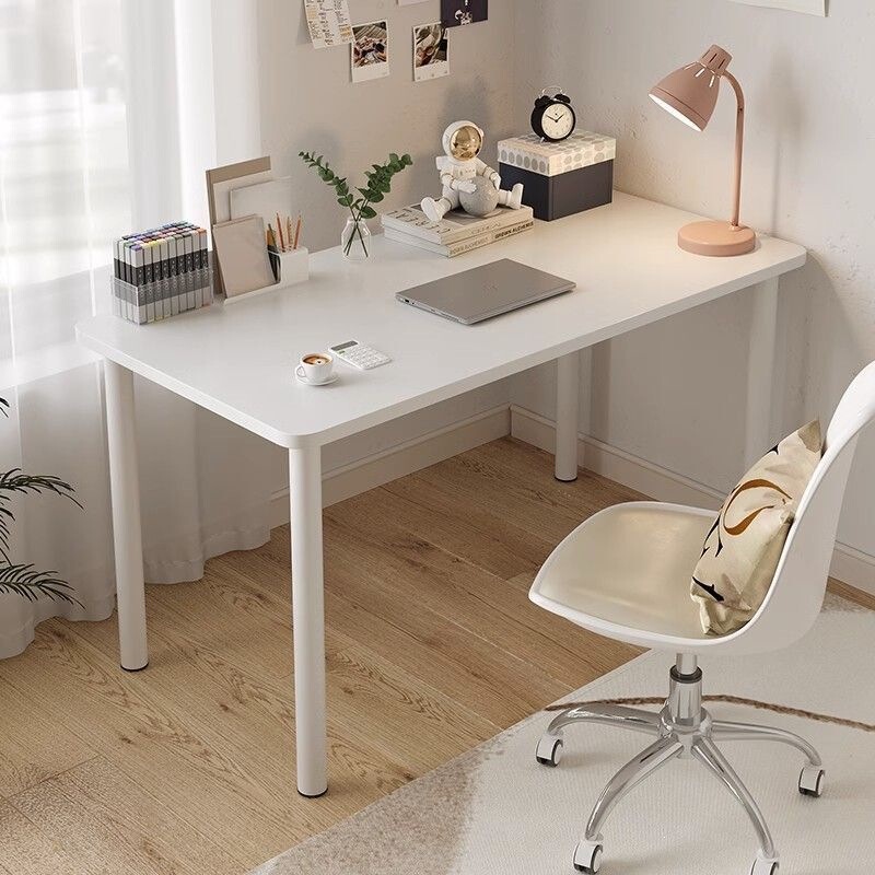 Simple study desk for bedroom, simple desktop computer desk, student study desk, home office desk, rental house table