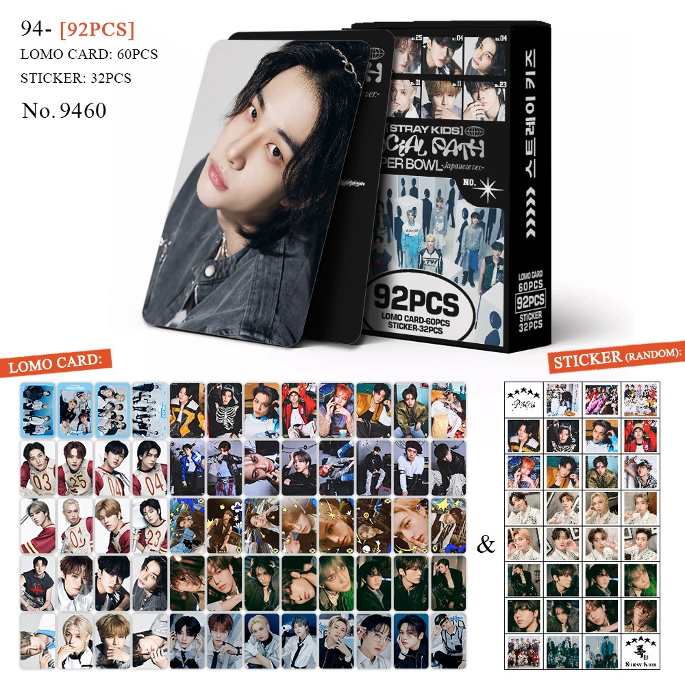 Набор 92 карточки с фото, BTS BPSKTWICE, двусторонние LOMO-карточки, фабричная печать