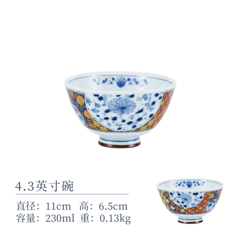 4.3 인치 그릇