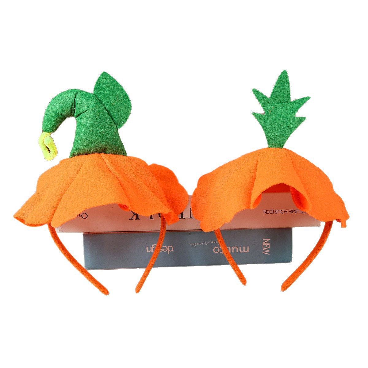 Amazon Cross-border Halloween gran sombrero de calabaza accesorios para el cabello tocado niños dibujos animados lindo diadema traje de fiesta de vacaciones