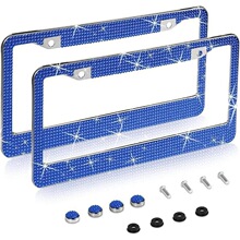 V 26735 Diamond License Plate Frame ��ʯ���ƿ� �羳ŷ��