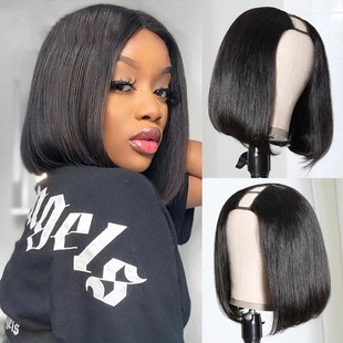 �S���ٰl�S��ֱ�NU part Bob wigs��ȻɫU���^��Ůʿ�̰l�����^