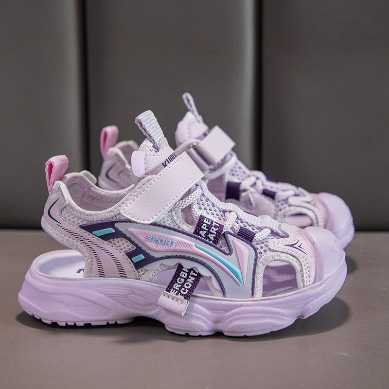 Sandalias infantiles para niños zapatos de playa de verano 2026 nuevas sandalias deportivas antideslizantes para niños mayores transfronterizas