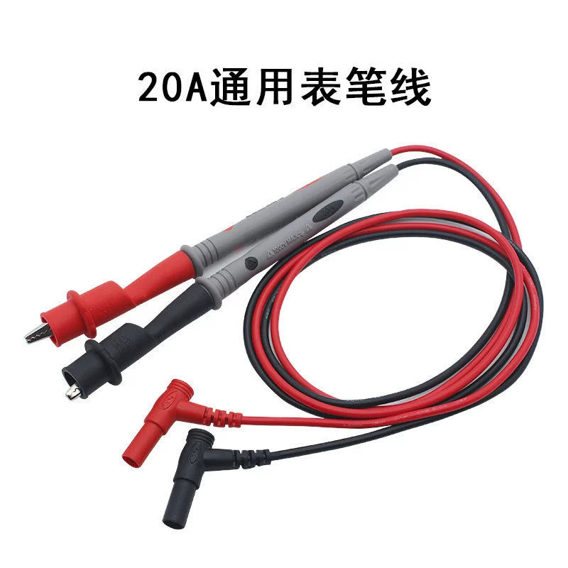 Универсальная тестовая ручка с цифровым дисплеем и очень тонким наконечником, 1000V20A, позолоченная, из чистой меди, тестовая ручка для мультиметра, линия тестовой ручки для мультиметра